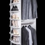 Spinner 3 double hang by lazy lee® | closet shoe organizers