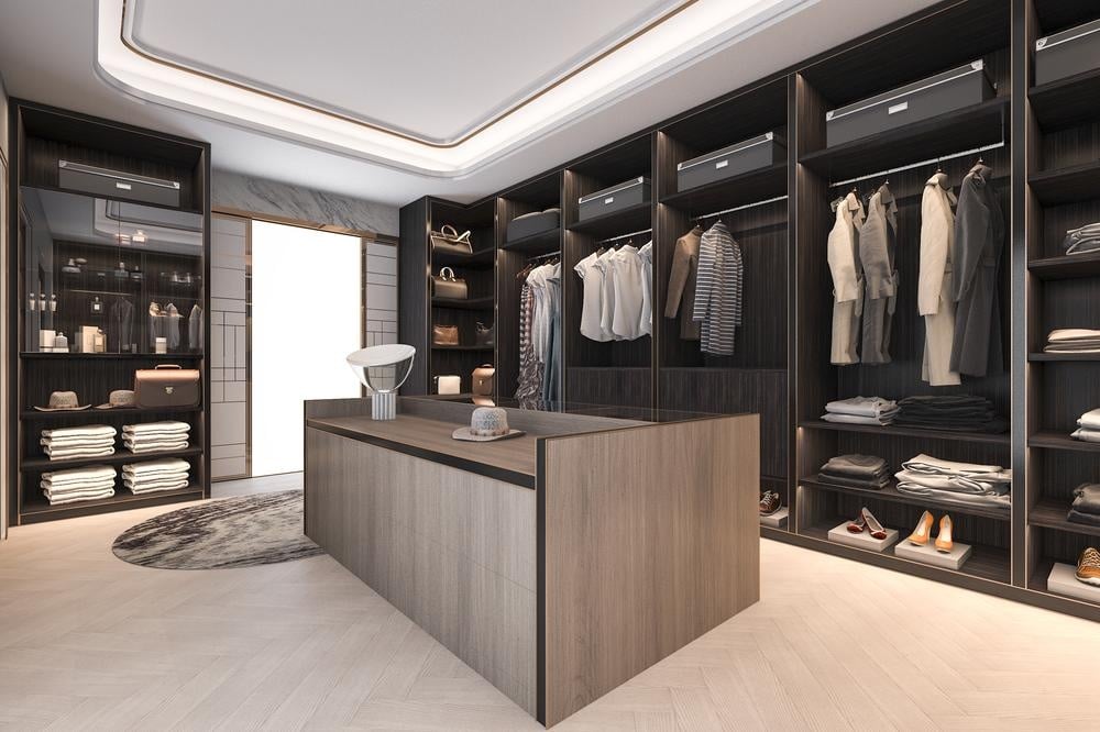 Make the most of natural light in your luxury walk-in closet