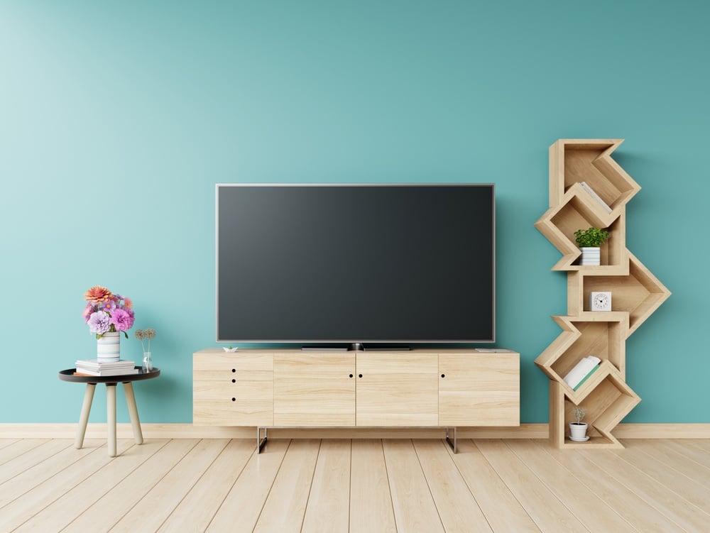Wooden tv cabinet