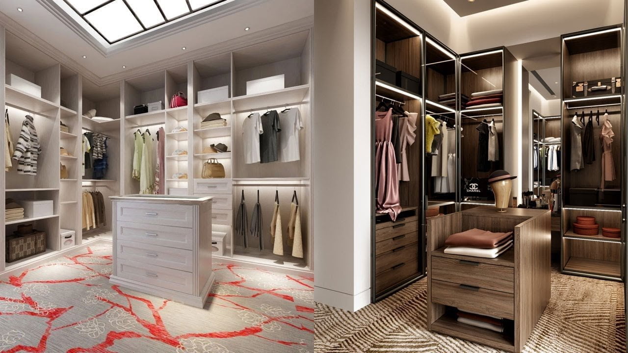 BEST 100 Modern Walk-in Closet Design Ideas - Luxury Modern Interior Design  