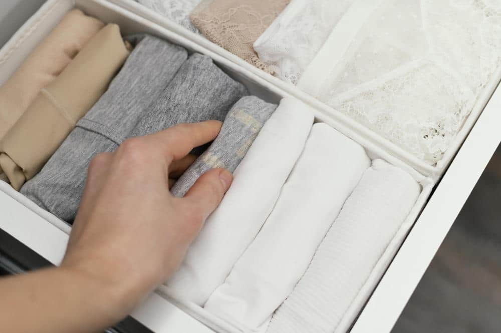 Close up underwear classification | how to clean your closet: 4 simple steps and more tips